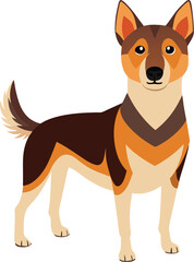 dog vectot with eps format