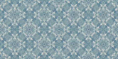 Abstract textured seamless pattern on blue gray background close-up