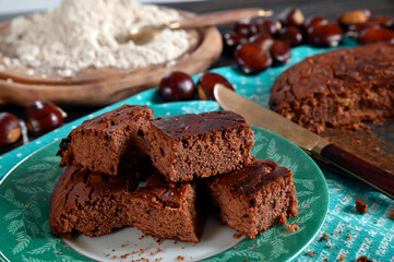 Torta castagnaccio