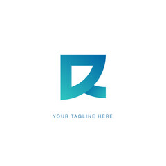 Logo for business. R abstract logo deisng. simple R logo vector design.
