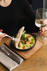 Delicious breakfast, lunch, brunch. Restaurant food service