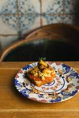 Delicious breakfast, lunch, brunch. Restaurant food service