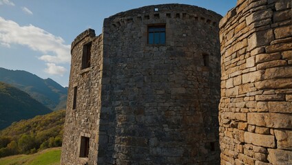 A tranquil archer tower by the lake offers solitude and peace