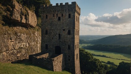 An ancient archer tower with a rich history stands proud, telling its story