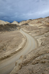 Drive Twenty Mule Team Canyon, Death Valley National Park. Scenes from Star Wars Episode VI: Return of the Jedi, were filmed here.
