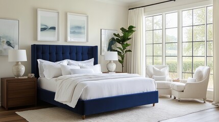 Luxurious Bedroom with a Stunning View