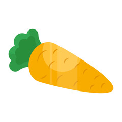 Trendy vector design of carrot

