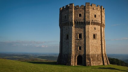 An elegant archer tower with stunning architecture delights all