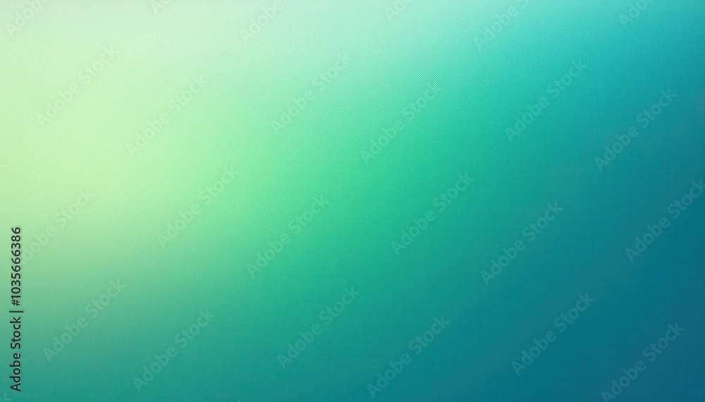 Poster elegant soft gradient from light green to teal blue. versatile background for minimalist design, ui/