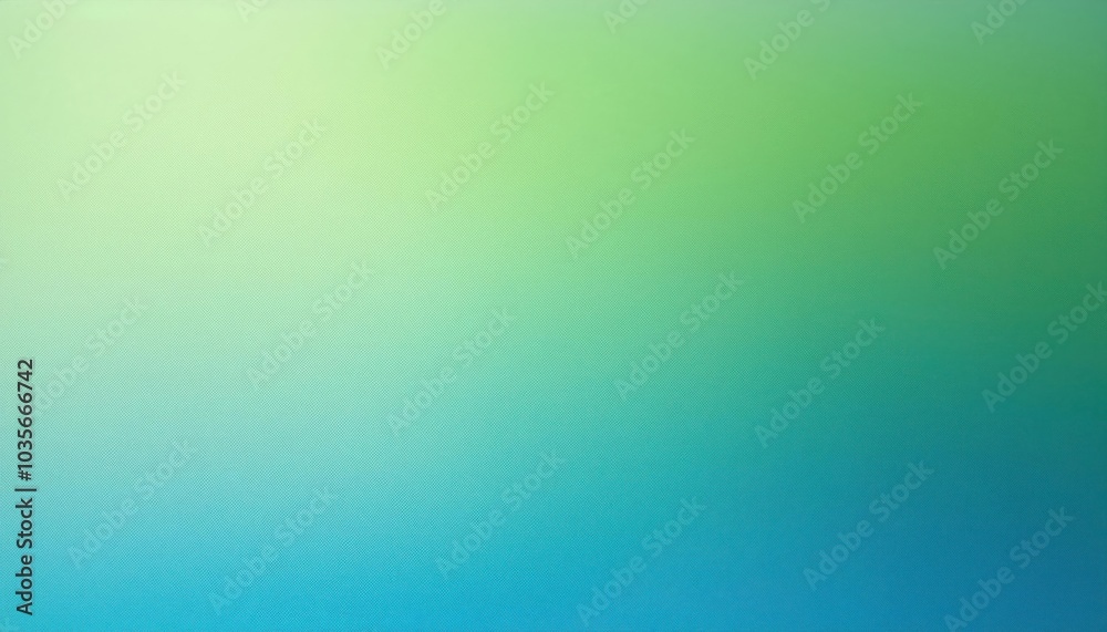 Poster elegant soft gradient from light green to teal blue. versatile background for minimalist design, ui/