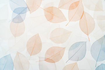 Fototapeta premium seamless pattern with leaves