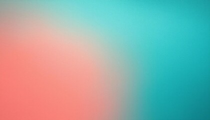 Obraz premium Dreamy Coral to Aqua Gradient Background with Smooth Pastel Transition. Ideal for Minimalist Web Design, App Interfaces, Social Media Graphics, Presentations, and Modern Branding Concepts