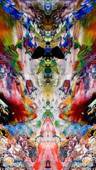 Abstract background art . Ethnic pattern. Mixtures of oil paint. Trendy hand painting canvas. Wall decor and Wall art prints Idea. 3D Texture. Art object