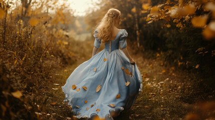 A Halloween costume inspired by a classic fairy tale princess.