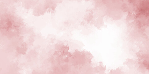 Abstract beautiful decorative lovely soft pink, white grunge watercolor texture background design. watercolor smoke background texture. fantasy smooth light pink watercolor paper textured background.