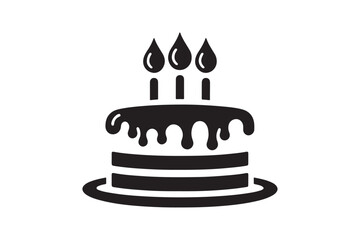 Birthday Cake silhouette vector 8.eps