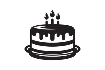Birthday Cake silhouette vector 11.eps