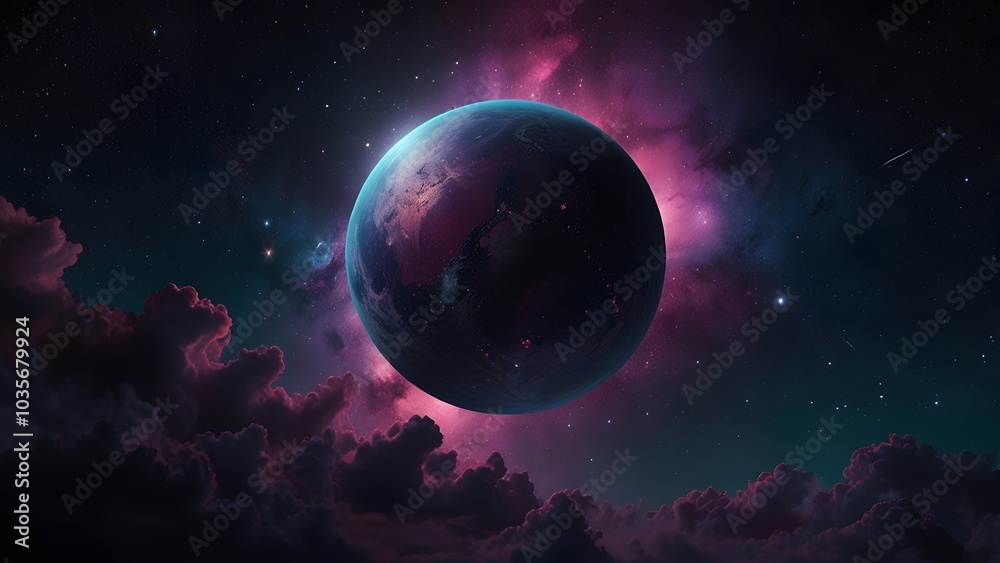 Wall mural stellar clusters: beautiful illustrations of outer space and galaxies