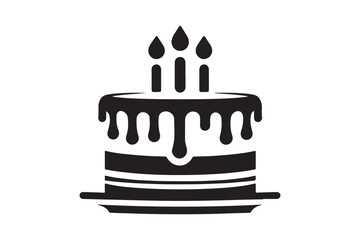 Birthday Cake silhouette vector 23.eps