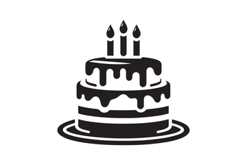 Birthday Cake silhouette vector 27.eps