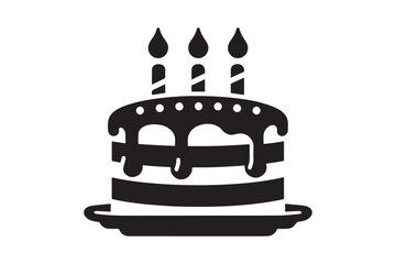 Birthday Cake silhouette vector 29.eps