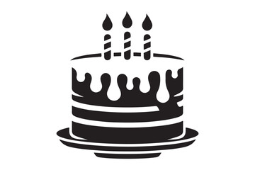 Birthday Cake silhouette vector 44.eps