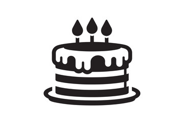 Birthday Cake silhouette vector 55.eps