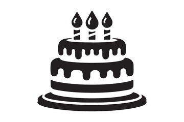 Birthday Cake silhouette vector 67.eps