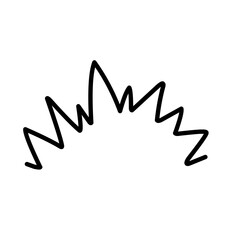 Doodle shine sunburst sparkle ray elements