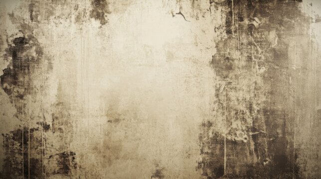 An abstract sepia-toned grunge wallpaper with a soft, weathered texture, evoking a sense of nostalgia and warmth, ideal for vintage-themed designs.