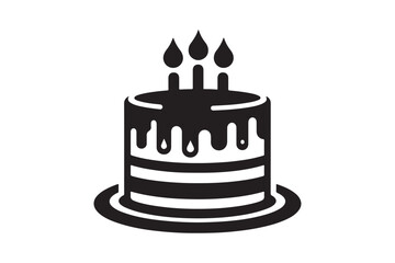 Birthday Cake silhouette vector 84.eps