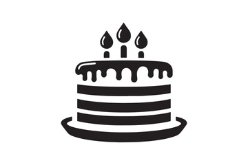 Birthday Cake silhouette vector 93.eps