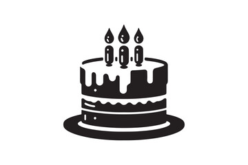 Birthday Cake silhouette vector 99.eps