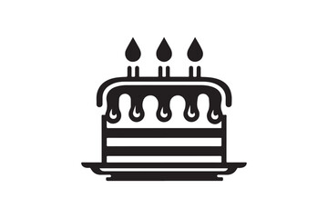 Birthday Cake silhouette vector 103.eps