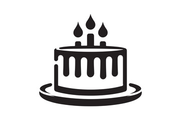Birthday Cake silhouette vector 102.eps