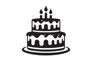 Birthday Cake silhouette vector 105.eps
