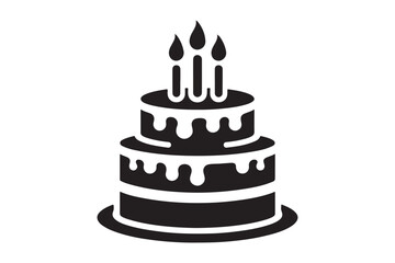 Birthday Cake silhouette vector 113.eps