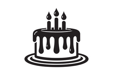 Birthday Cake silhouette vector 122.eps