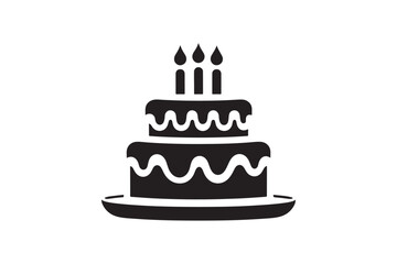 Birthday Cake silhouette vector 131.eps