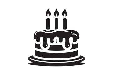 Birthday Cake silhouette vector 133.eps