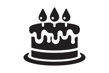 Birthday Cake silhouette vector 147.eps