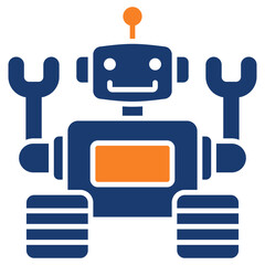 Robot  Icon Element For Design