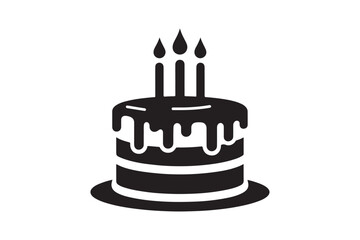 Birthday Cake silhouette vector 151.eps