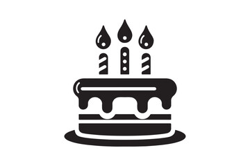 Birthday Cake silhouette vector 153.eps