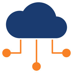 Cloud Computing  Icon Element For Design