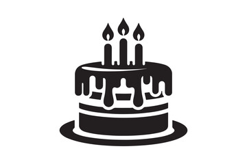 Birthday Cake silhouette vector 157.eps