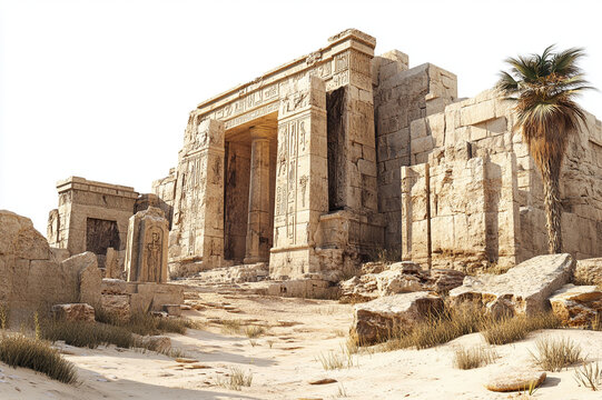 ruins of the ancient city of historic city