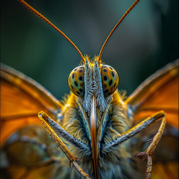 close up of a butterfly