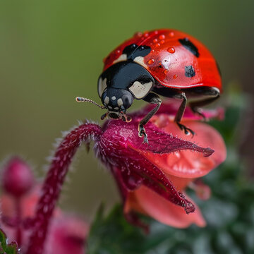 ladybird on a flower