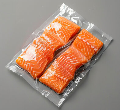 salmon steak on a plate